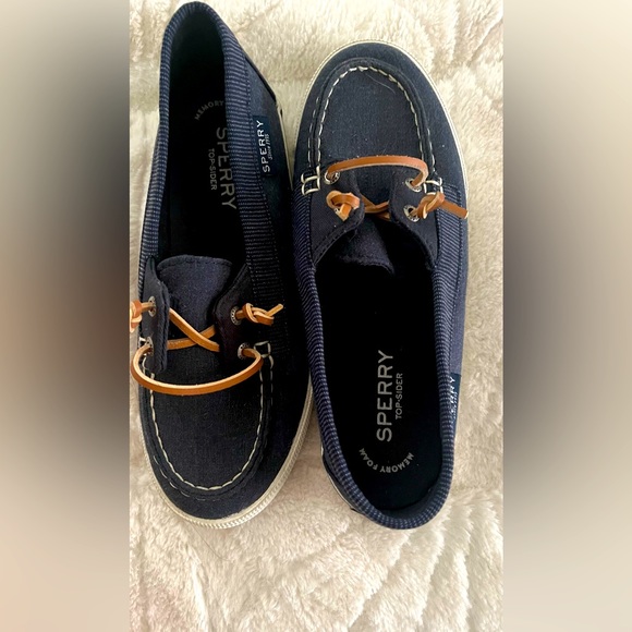 Sperry Shoes Sperry Topsiders Dark Denim Blue Color Poshmark